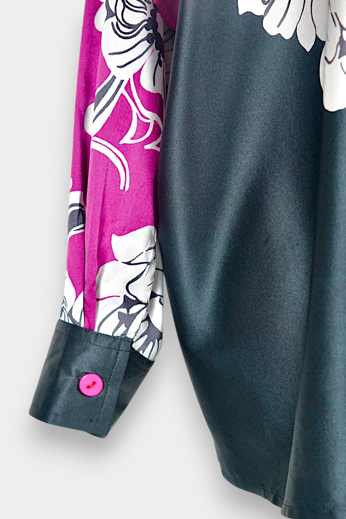 Handmade Mulberry Silk Shirt | Floral Print