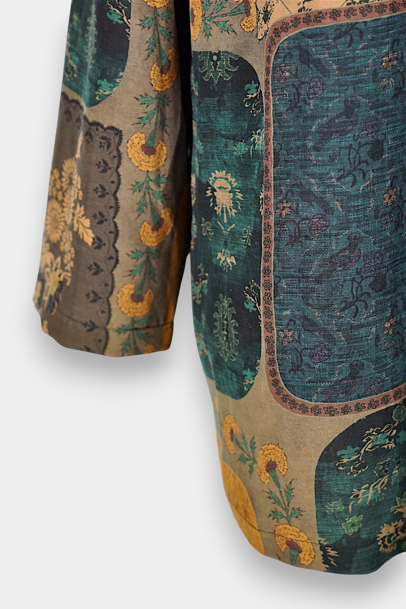 Handcrafted Gambiered Guangdong Gauze Silk Shirt