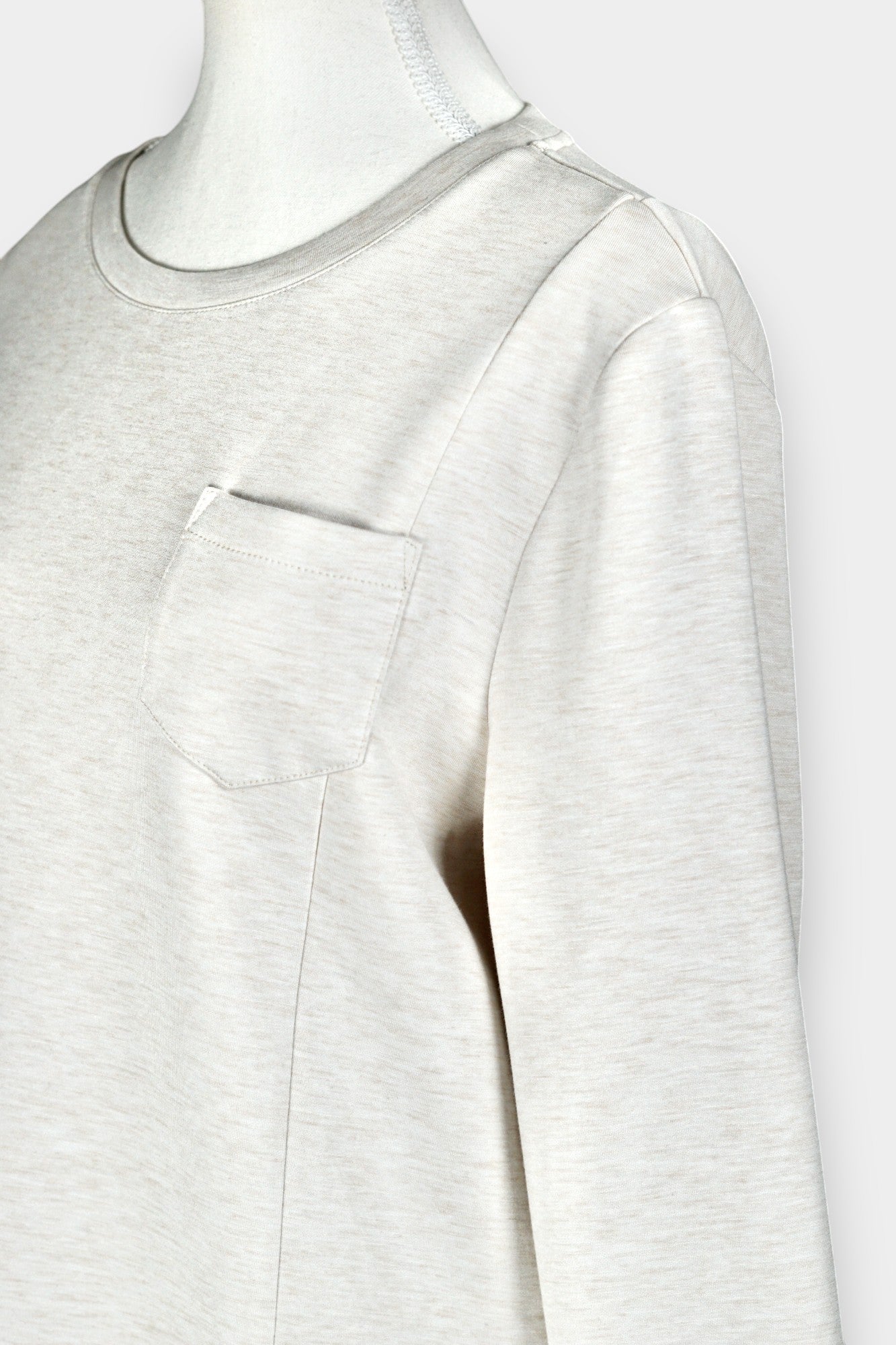 Pure Tussah Silk Lined Jumper | Tussah Silk & Wool Blend Sweatshirt