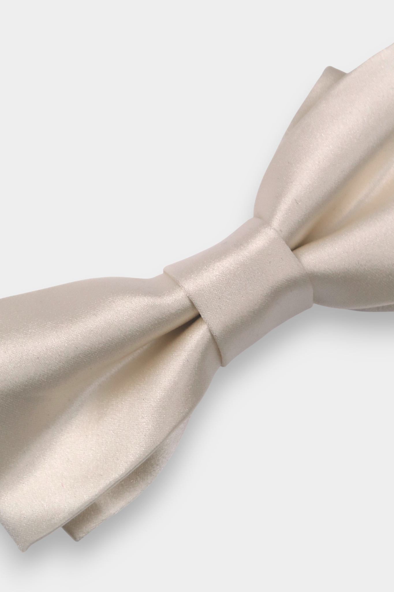 Champagne-Silk-Satin-Bow-Tie-Pre-Tied-Formal-Accessory