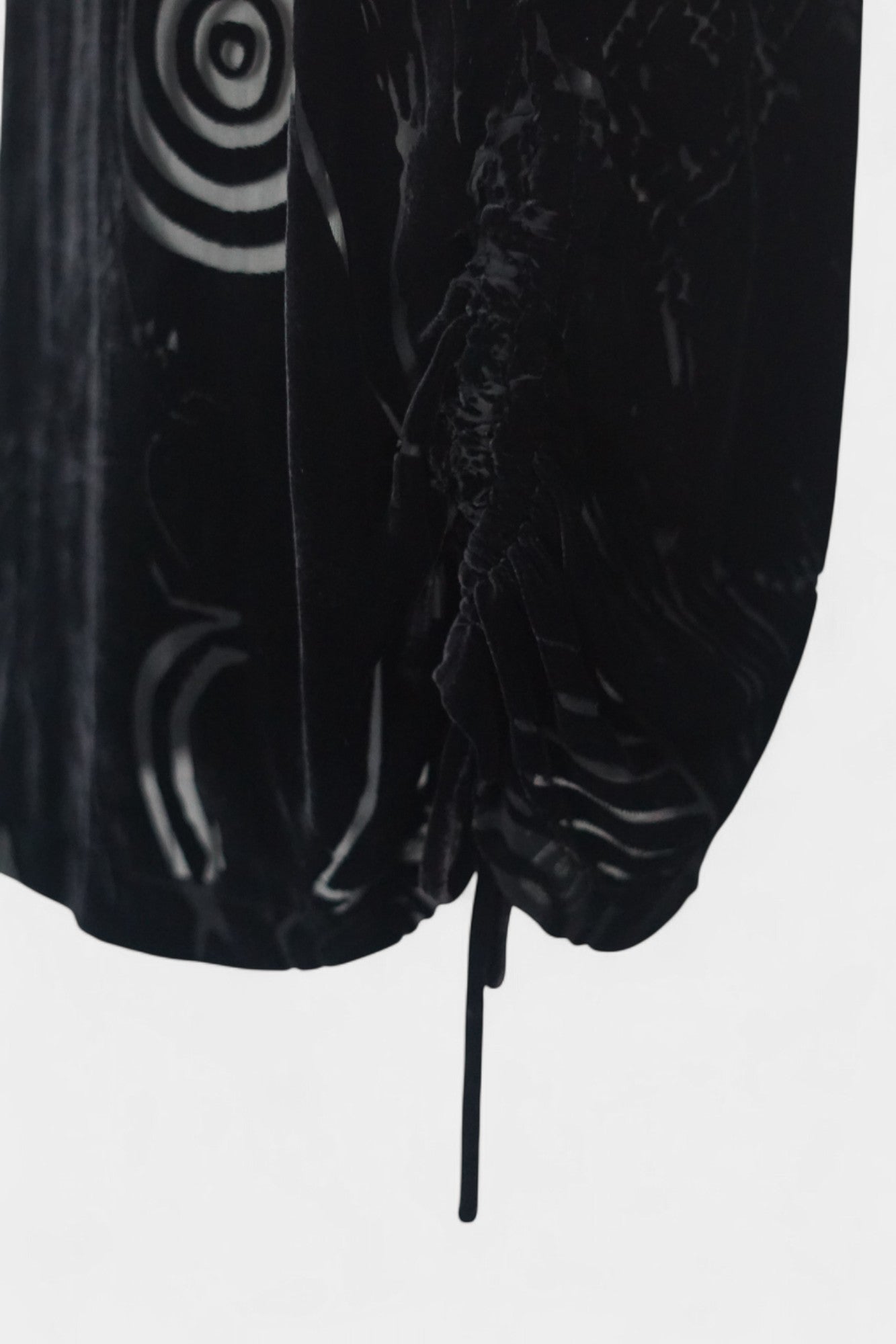 Black Silk Velvet Dress | Timeless Elegance