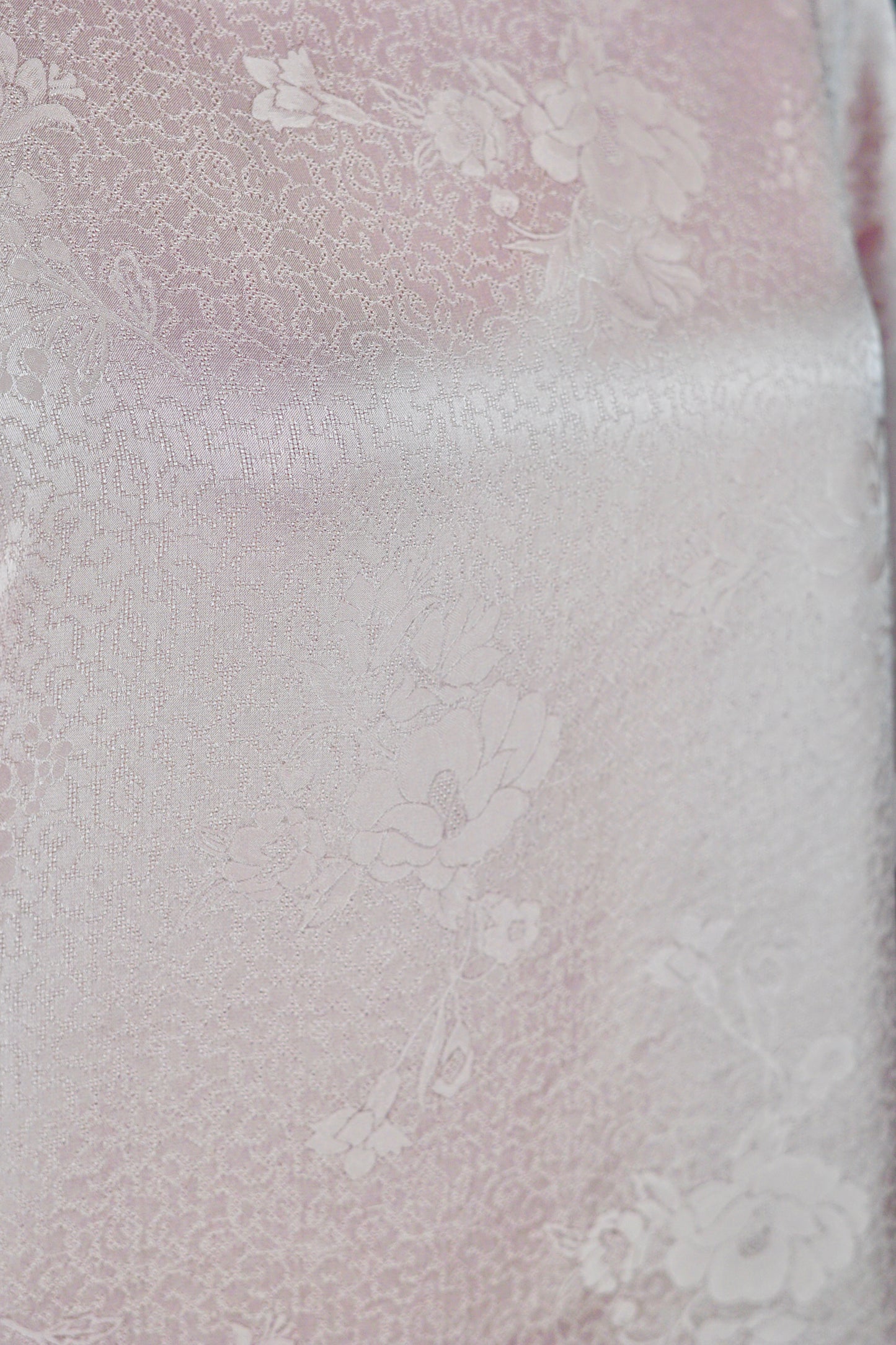 Handmade Mulberry Silk Blouse | Pink Floral Jacquard