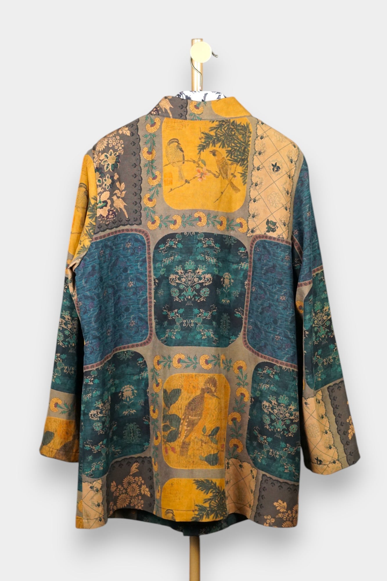 Handcrafted Gambiered Guangdong Gauze Silk Shirt