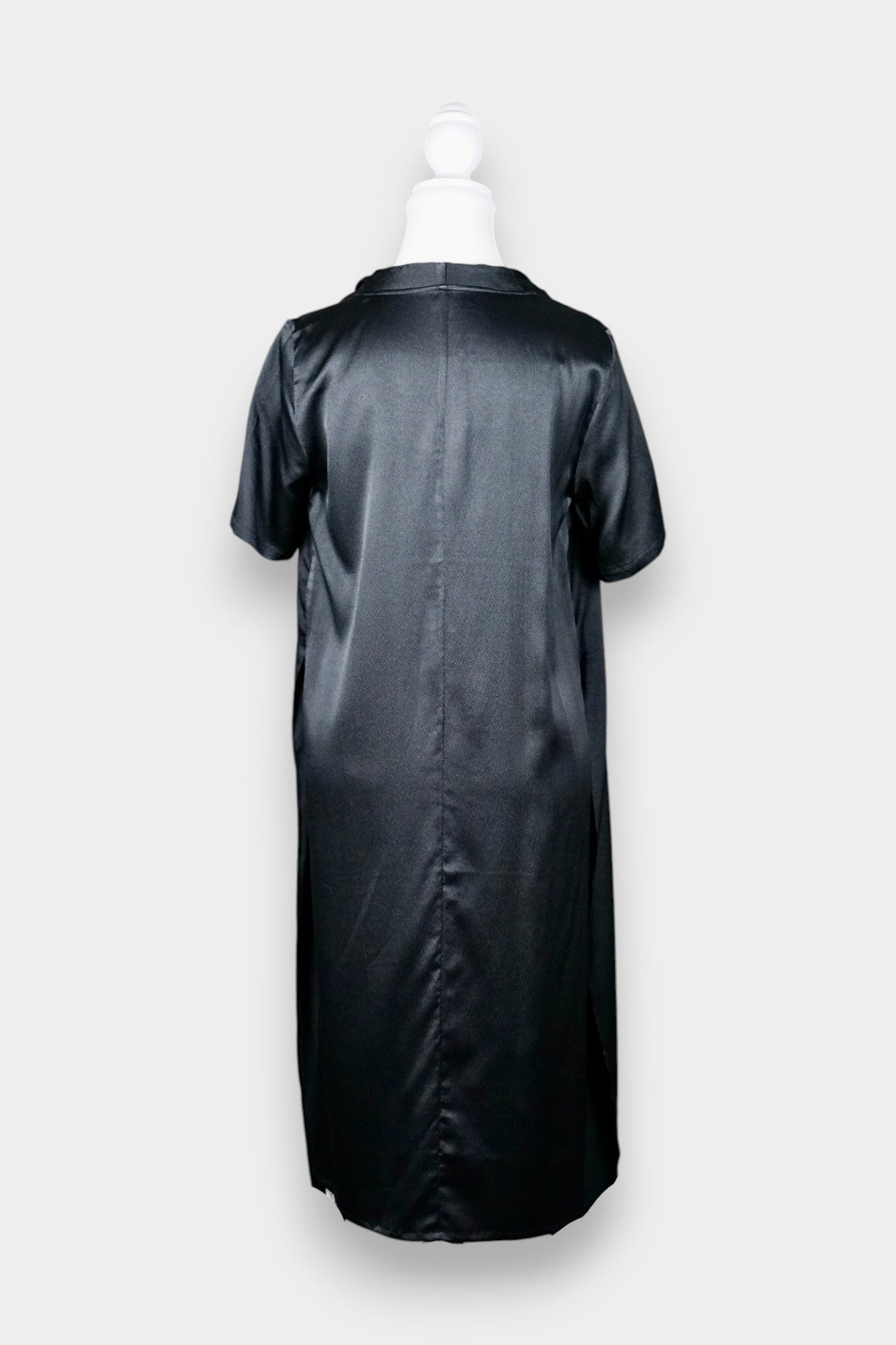 Printed Silk Tunic Dress with Horse Motif