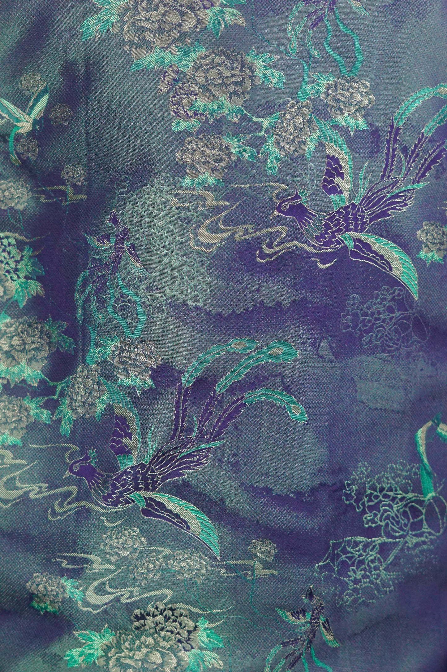 Handcrafted Emerald Silk Brocade Vest | 100% Mulberry Silk with Knot Buttons