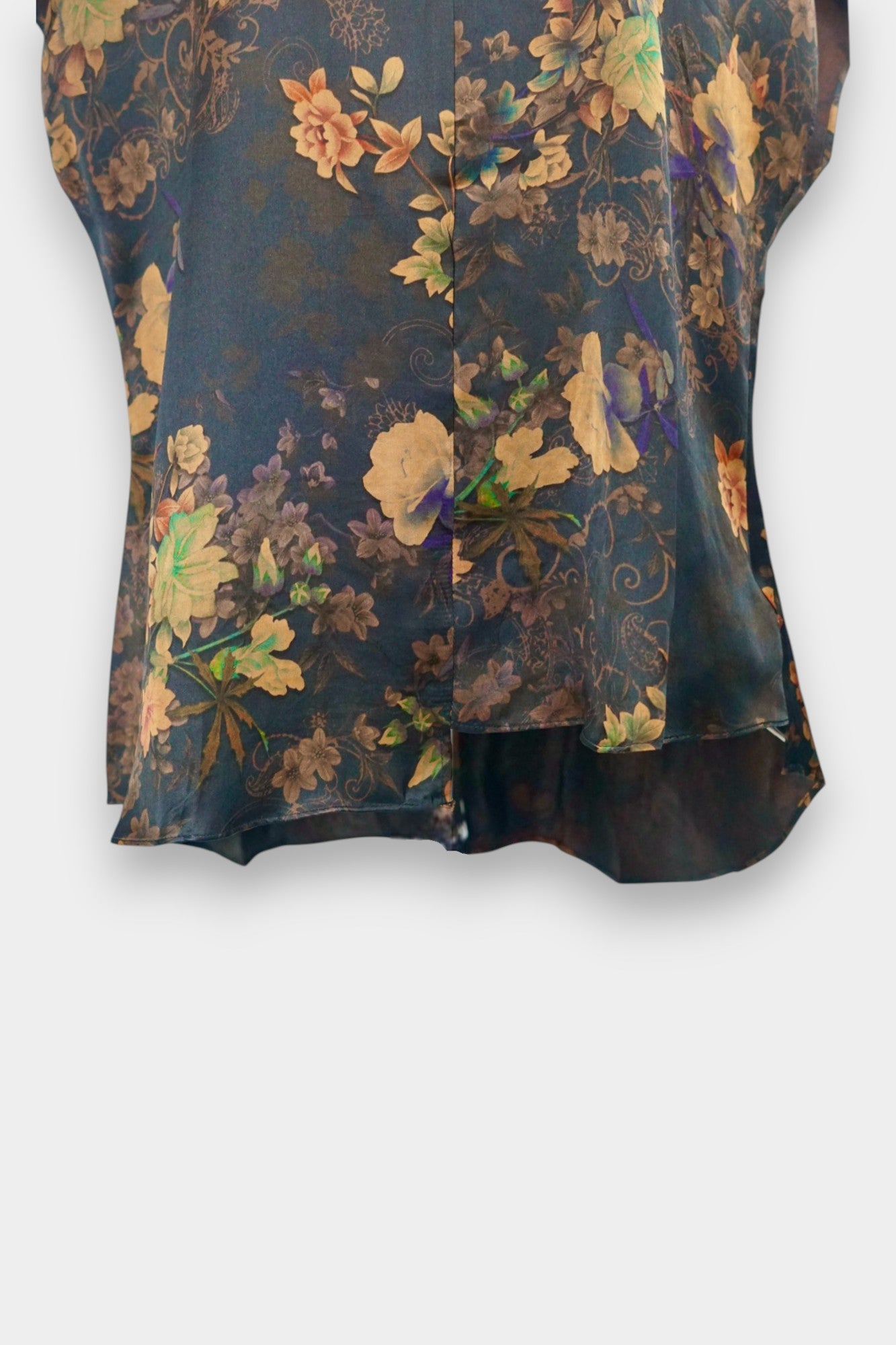 Handcrafted Gambiered Guangdong Gauze Silk Shirt | 100% Mulberry Silk Blouse