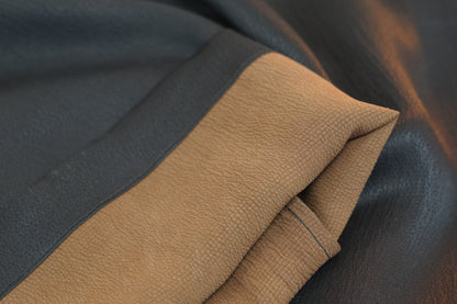 Handcrafted Gambiered Guangdong Gauze Heavy Mulberry Silk Black Long Trousers