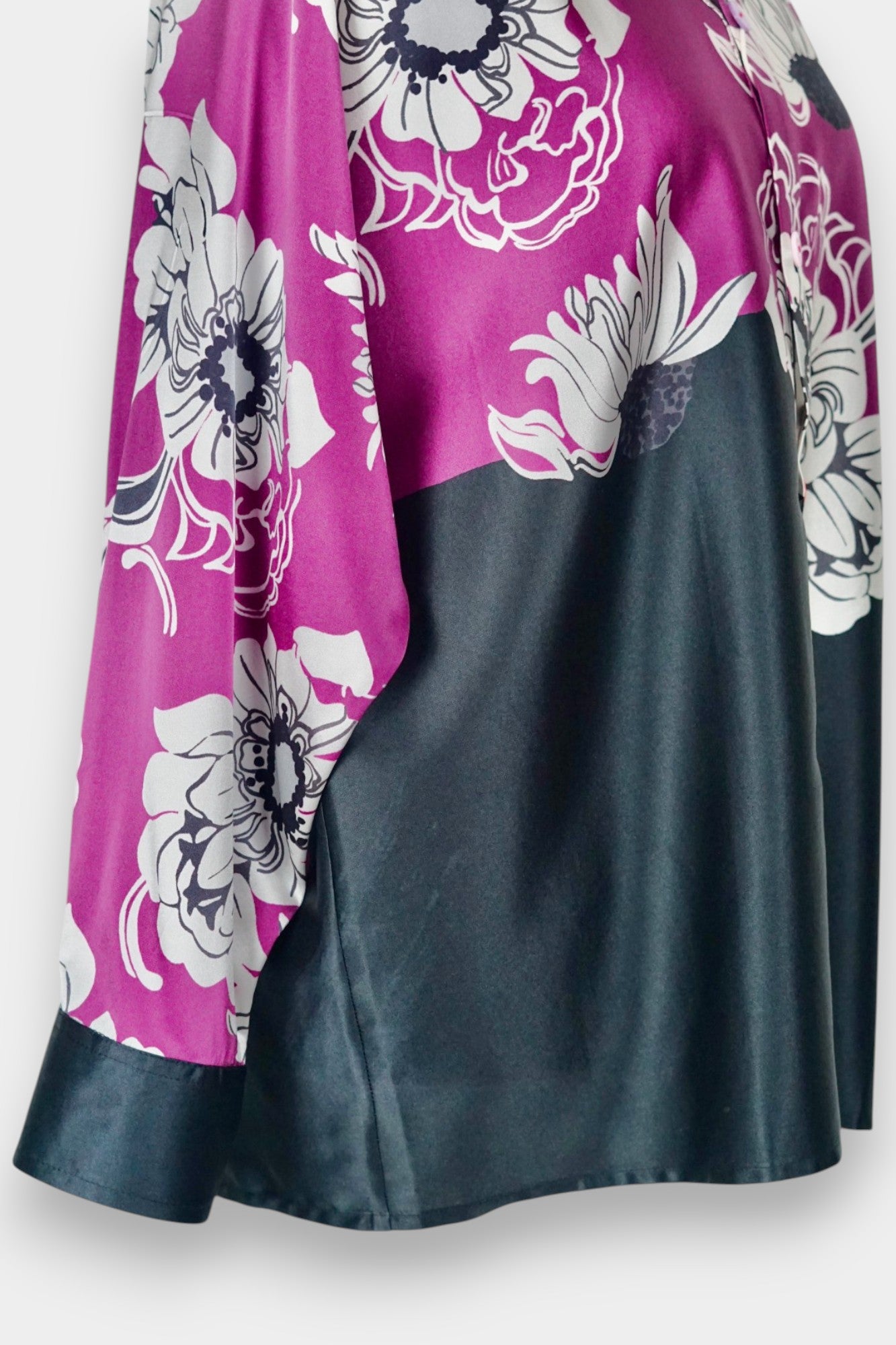 Handmade Mulberry Silk Shirt | Floral Print