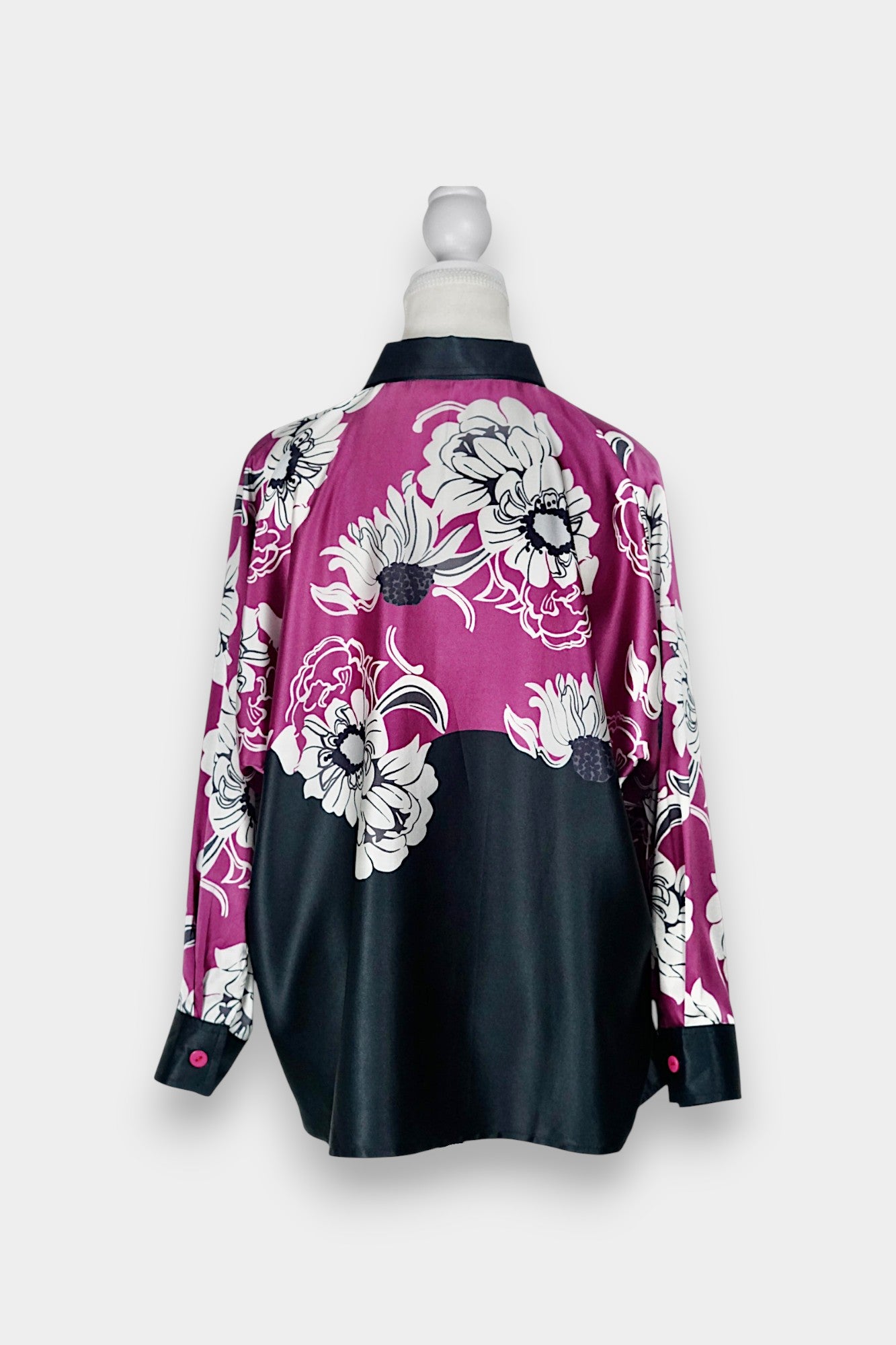 Handmade Mulberry Silk Shirt | Floral Print