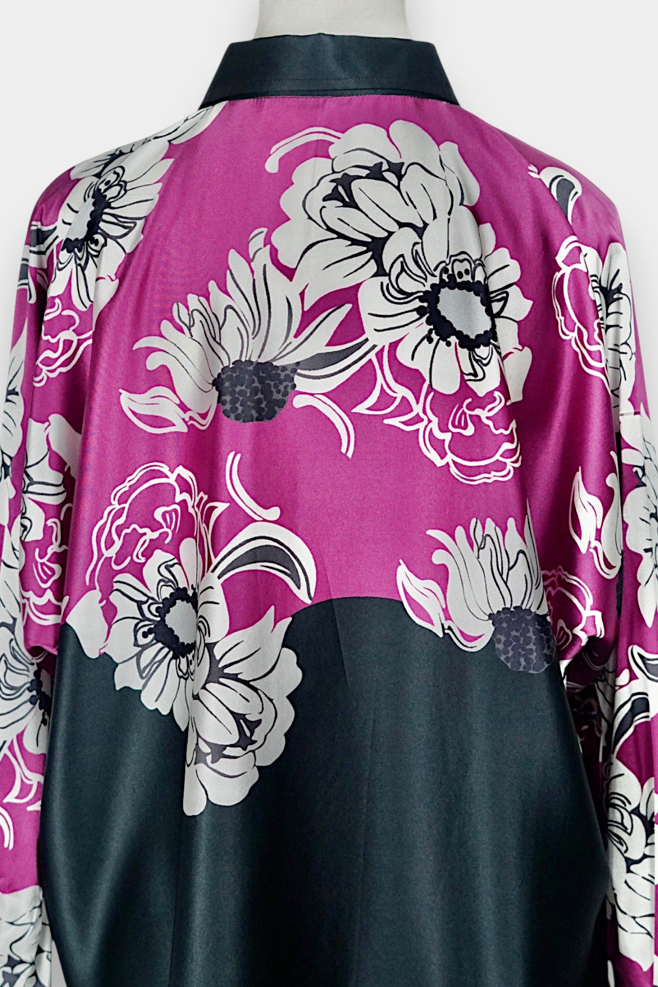 Handmade Mulberry Silk Shirt | Floral Print