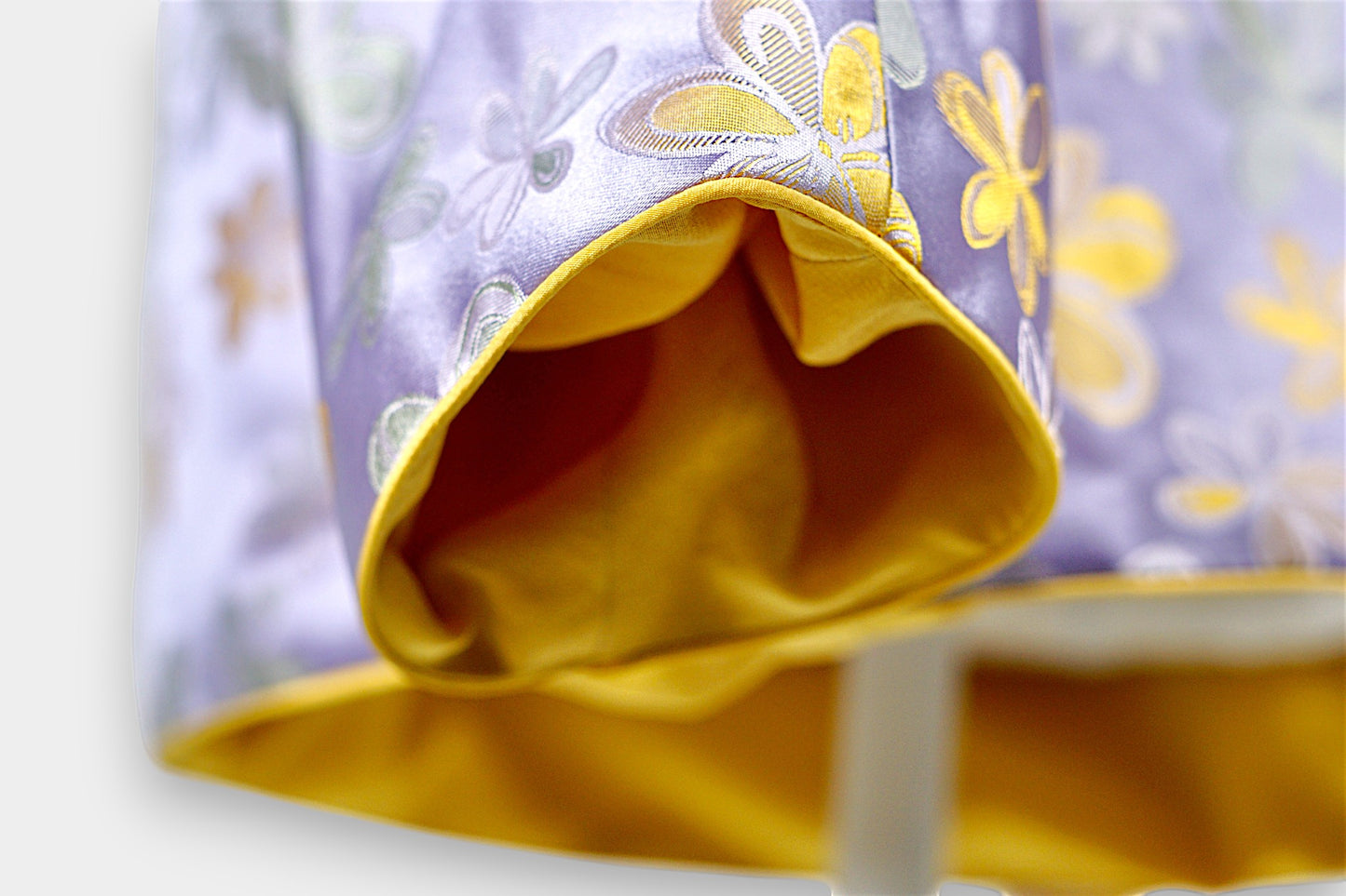 Handcrafted Floral Song Dynasty Brocade Silk Jacket | Artisanal Outerwear with Knot Buttons