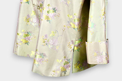 Song Dynasty Brocade Silk Knot Button Jacket