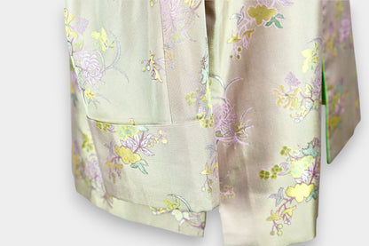 Song Dynasty Brocade Silk Knot Button Jacket