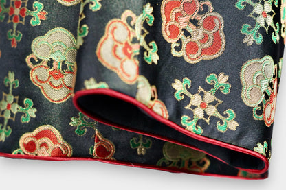 Song Dynasty Brocade Silk Knot Button Jacket