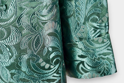 Song Dynasty Brocade Silk Knot Button Jacket