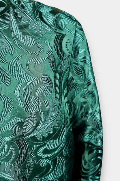 Song Dynasty Brocade Silk Knot Button Jacket