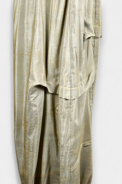 Tussah Silk Relaxed Trouser