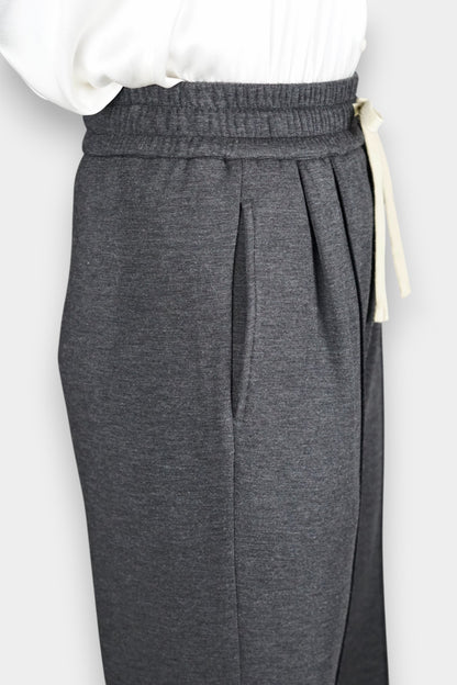 Tussah Silk Relaxed Straight Pant