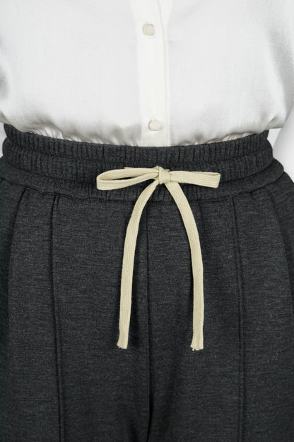 Tussah Silk Relaxed Straight Pant