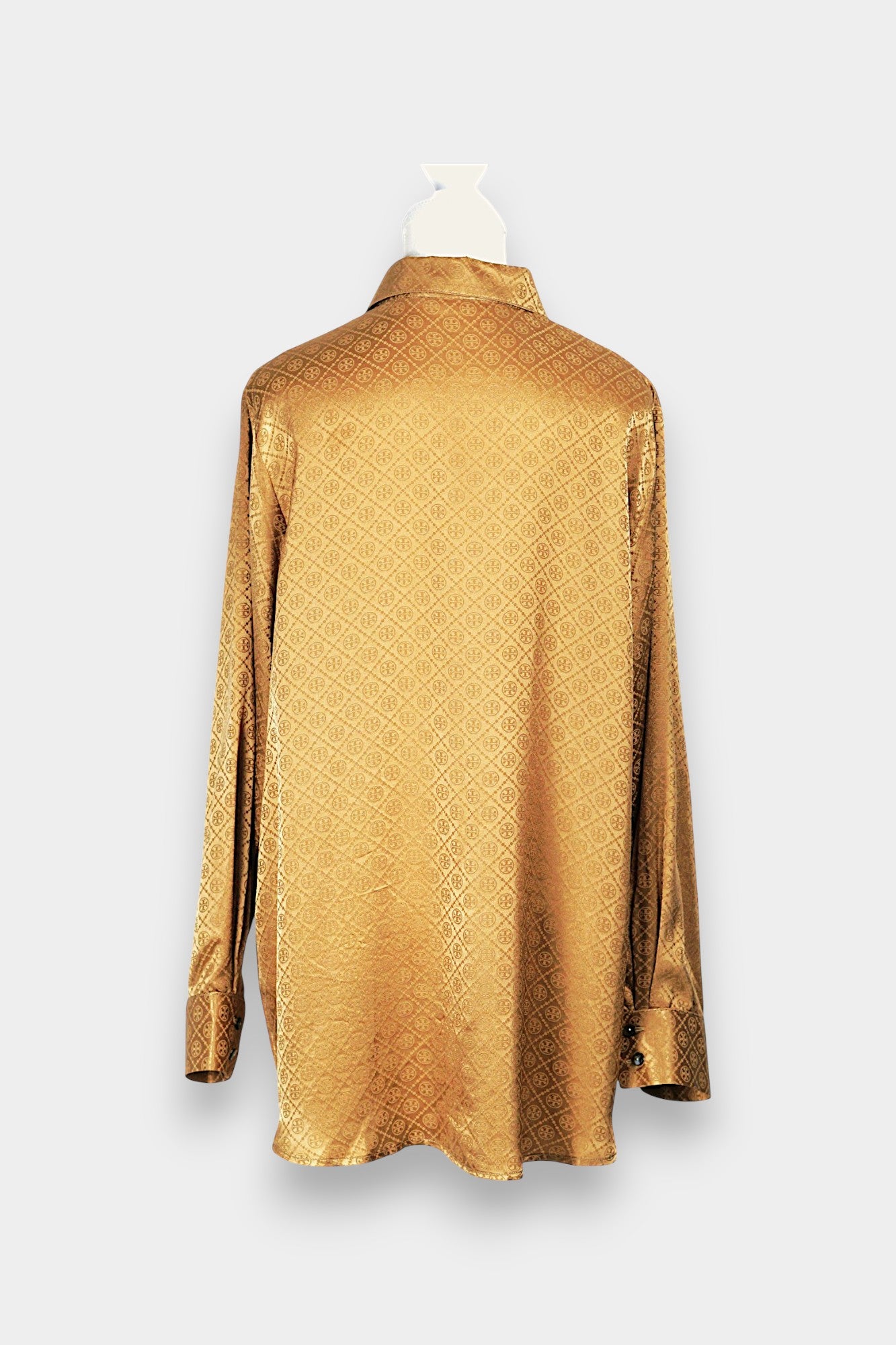 Handcrafted Gold Song Dynasty Brocade Silk Shirt