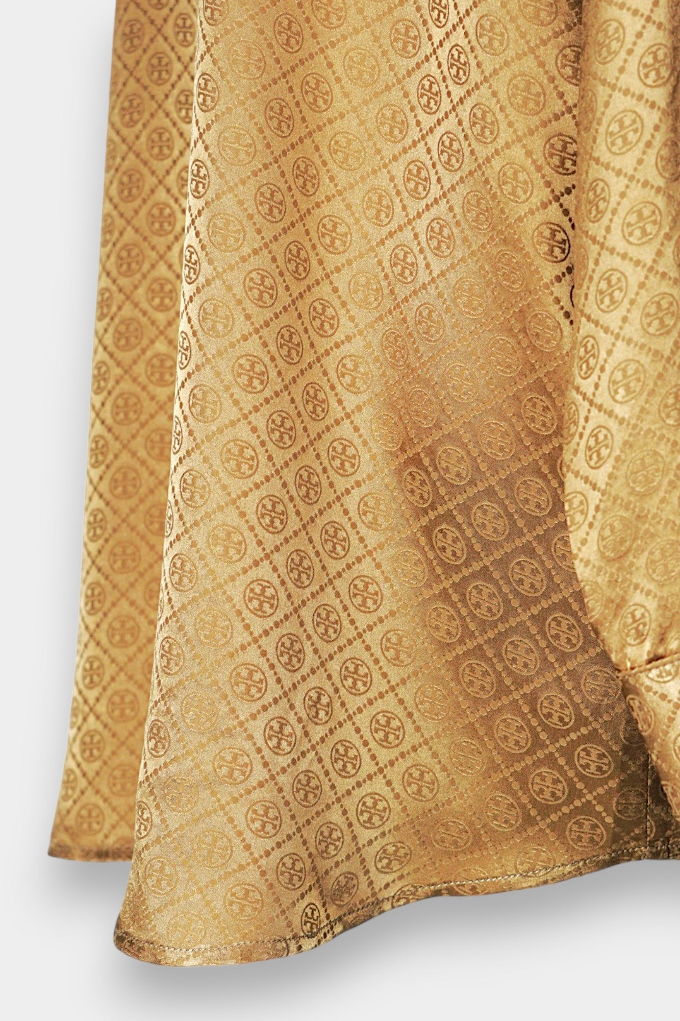 Handcrafted Gold Song Dynasty Brocade Silk Shirt