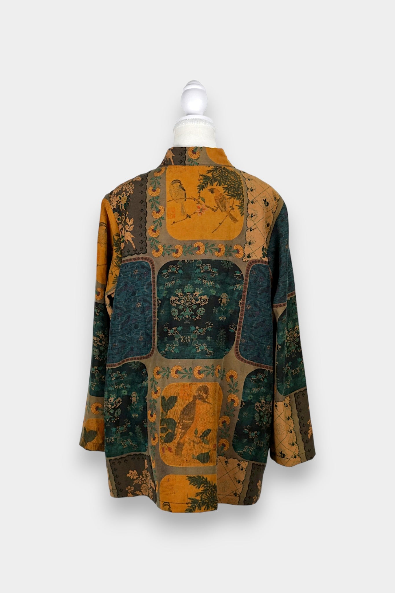 Handcrafted Gambiered Guangdong Gauze Silk Shirt