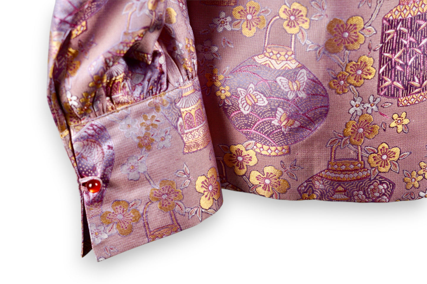 Handcrafted Floral Silk Blouse Jacket | Song Dynasty Brocade Silk | AU Melbourne