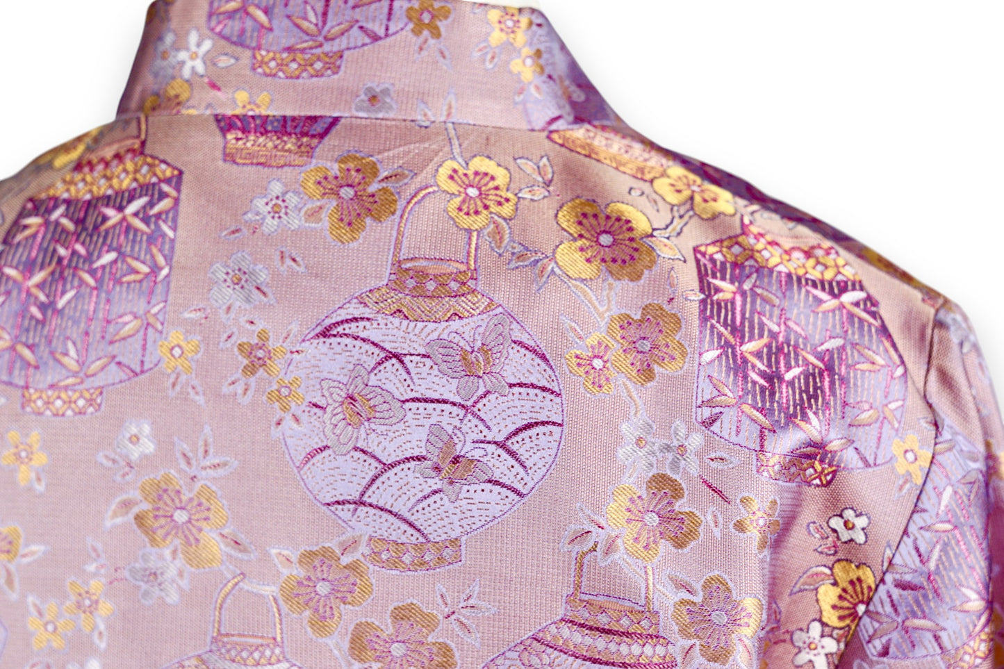 Handcrafted Floral Silk Blouse Jacket | Song Dynasty Brocade Silk | AU Melbourne