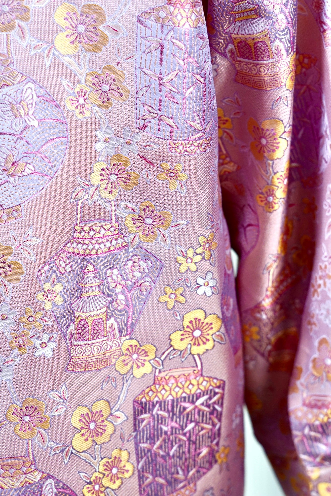 Handcrafted Floral Silk Blouse Jacket | Song Dynasty Brocade Silk | AU Melbourne