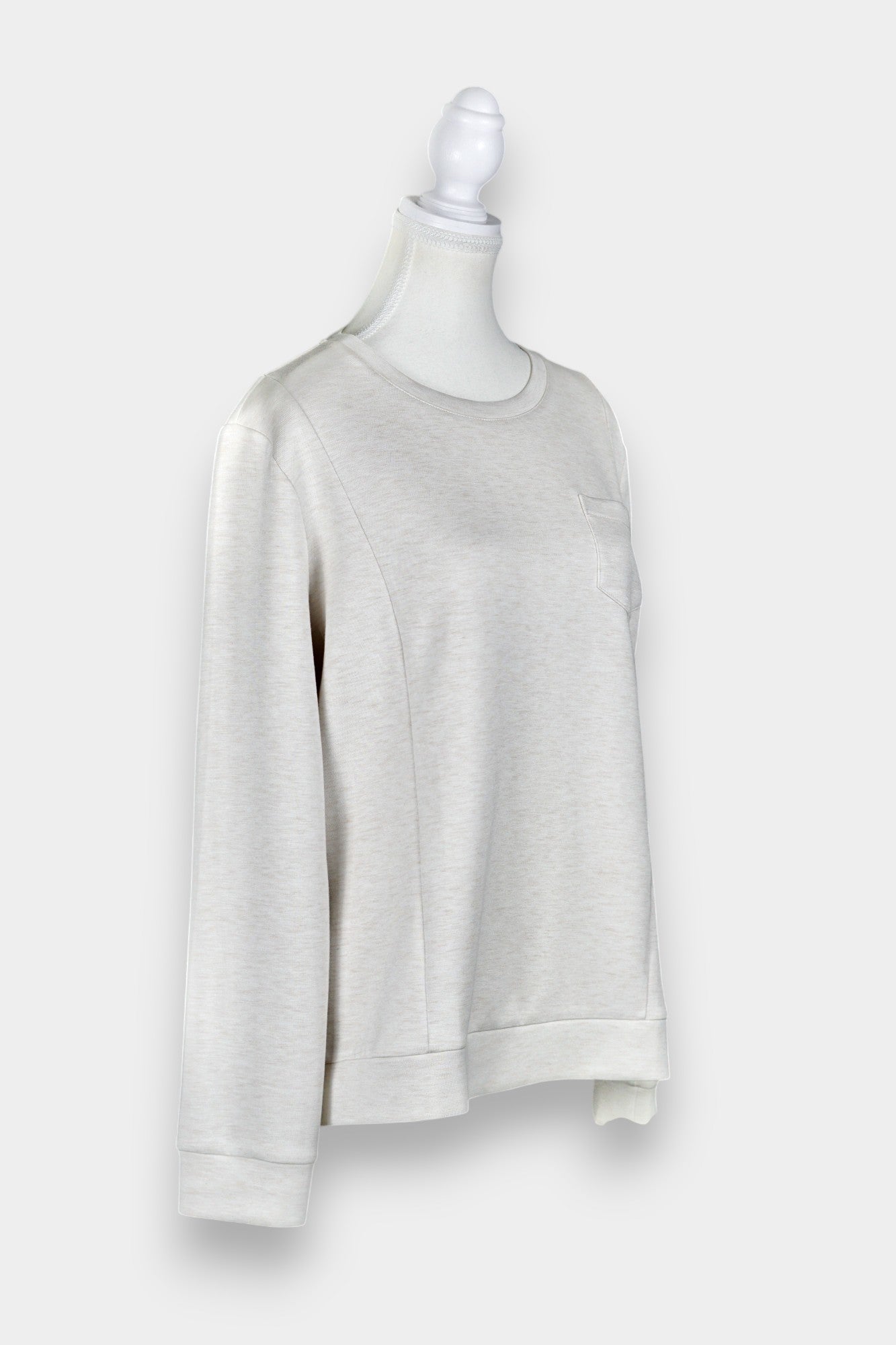Pure Tussah Silk Lined Jumper | Tussah Silk & Wool Blend Sweatshirt