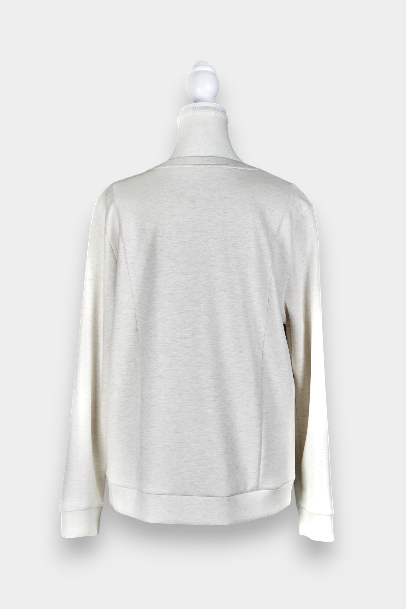 Pure Tussah Silk Lined Jumper | Tussah Silk & Wool Blend Sweatshirt