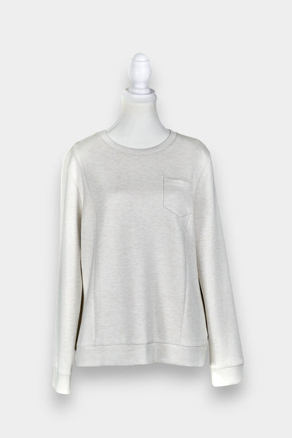Pure Tussah Silk Lined Jumper | Tussah Silk & Wool Blend Sweatshirt