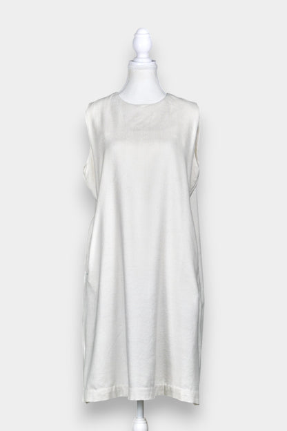 Mulberry Silk Sleeveless Relaxed Midi Dress