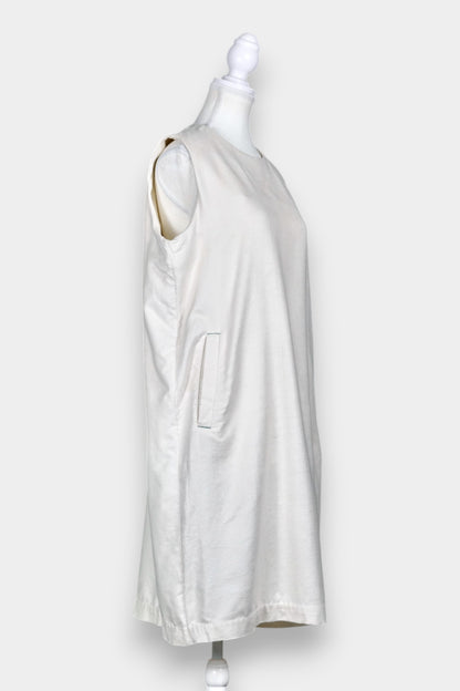 Mulberry Silk Sleeveless Relaxed Midi Dress