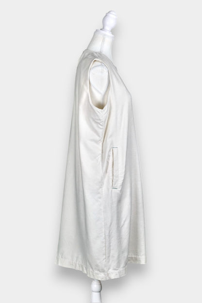 Mulberry Silk Sleeveless Relaxed Midi Dress