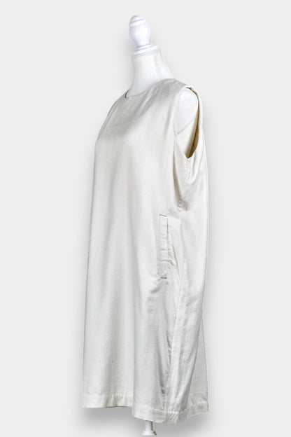 Mulberry Silk Sleeveless Relaxed Midi Dress