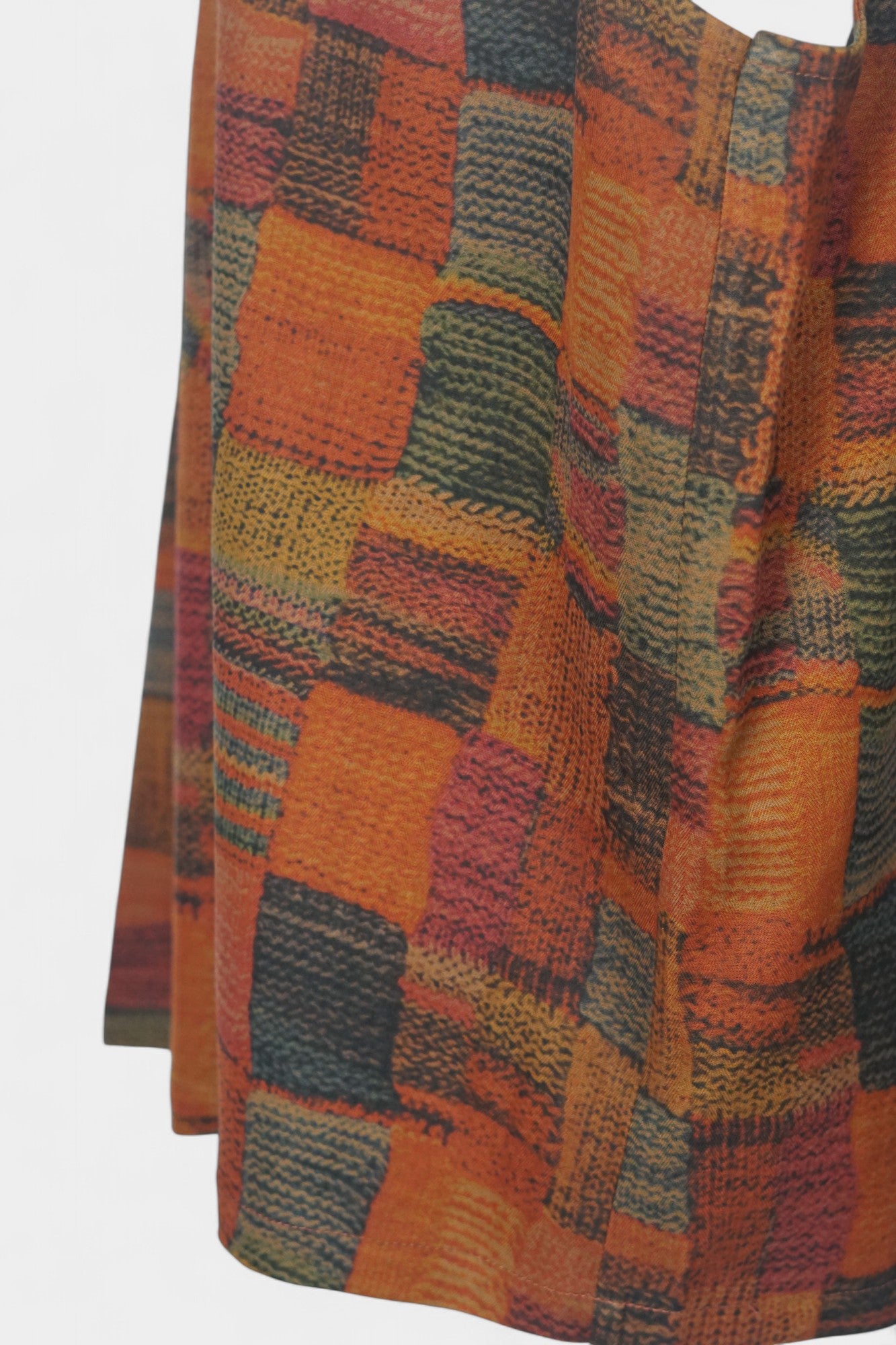 Handcrafted Gambiered Guangdong Gauze Silk Vest | Brown Outerwear