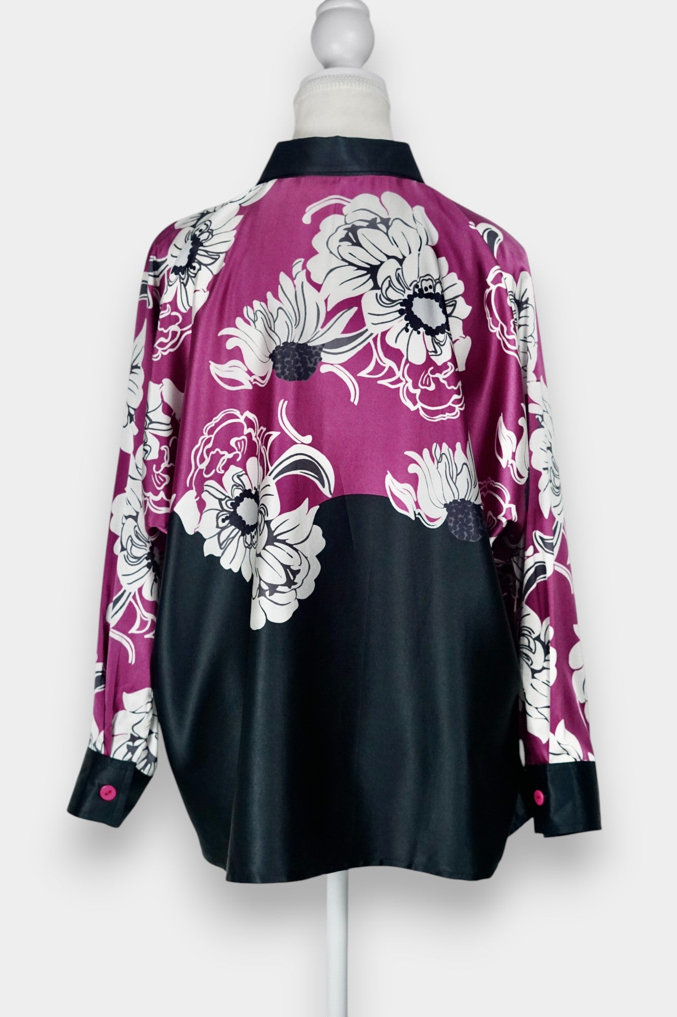 Handmade Mulberry Silk Shirt | Floral Print