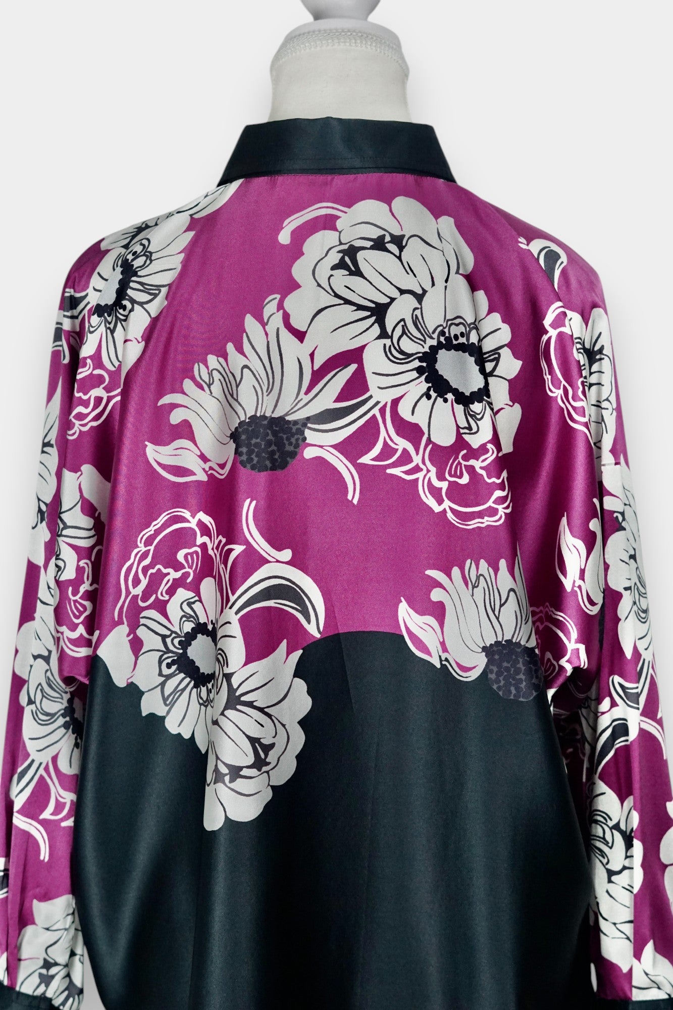 Handmade Mulberry Silk Shirt | Floral Print