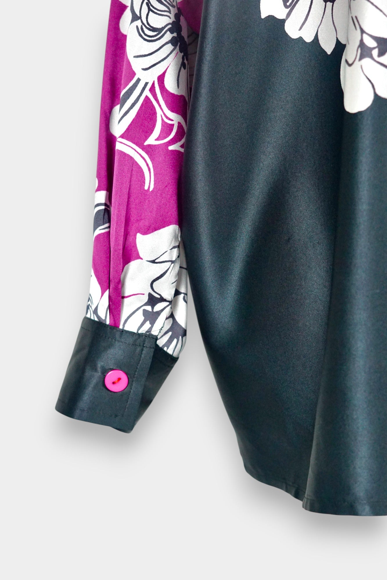 Handmade Mulberry Silk Shirt | Floral Print