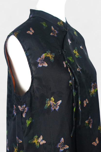 Handmade Gambiered Guangdong Gauze Silk Vest | Neo-Chinese Style