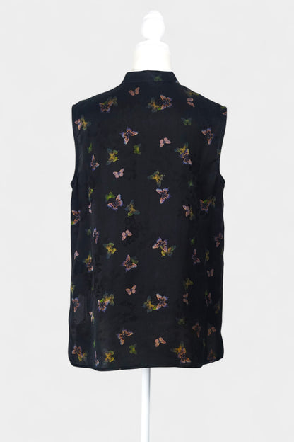 Handmade Gambiered Guangdong Gauze Silk Vest | Neo-Chinese Style