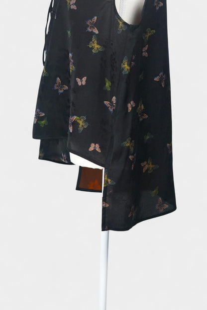 Handmade Gambiered Guangdong Gauze Silk Vest | Neo-Chinese Style