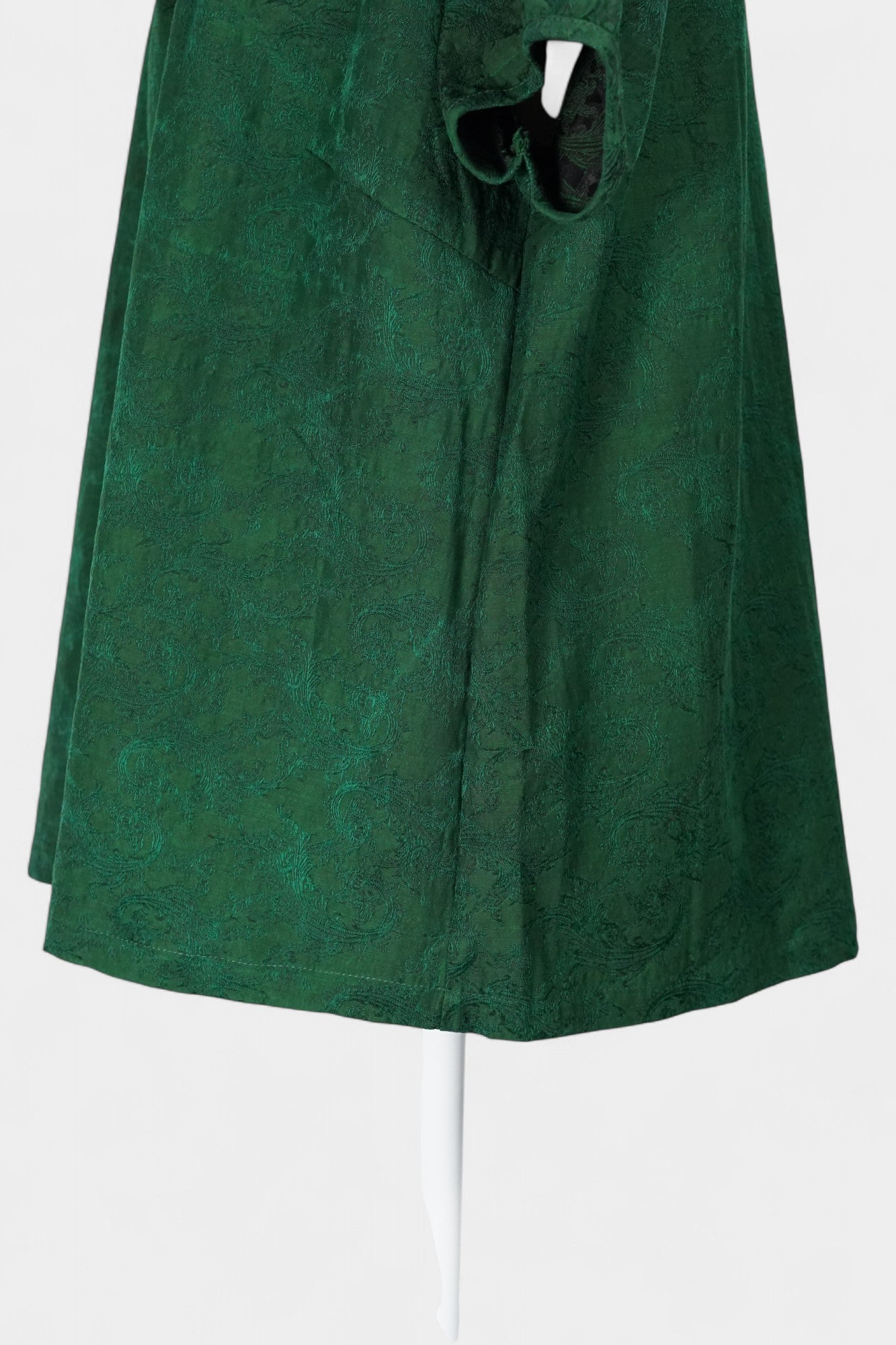 Handmade Jacquard Gambiered Guangdong Gauze Silk Blouse