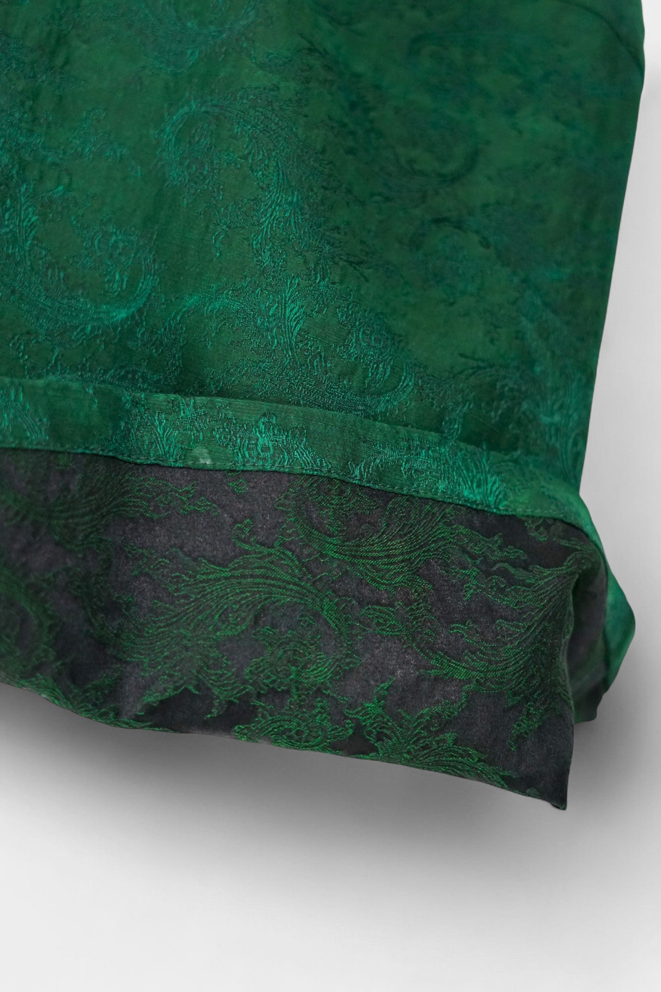 Handmade Jacquard Gambiered Guangdong Gauze Silk Blouse