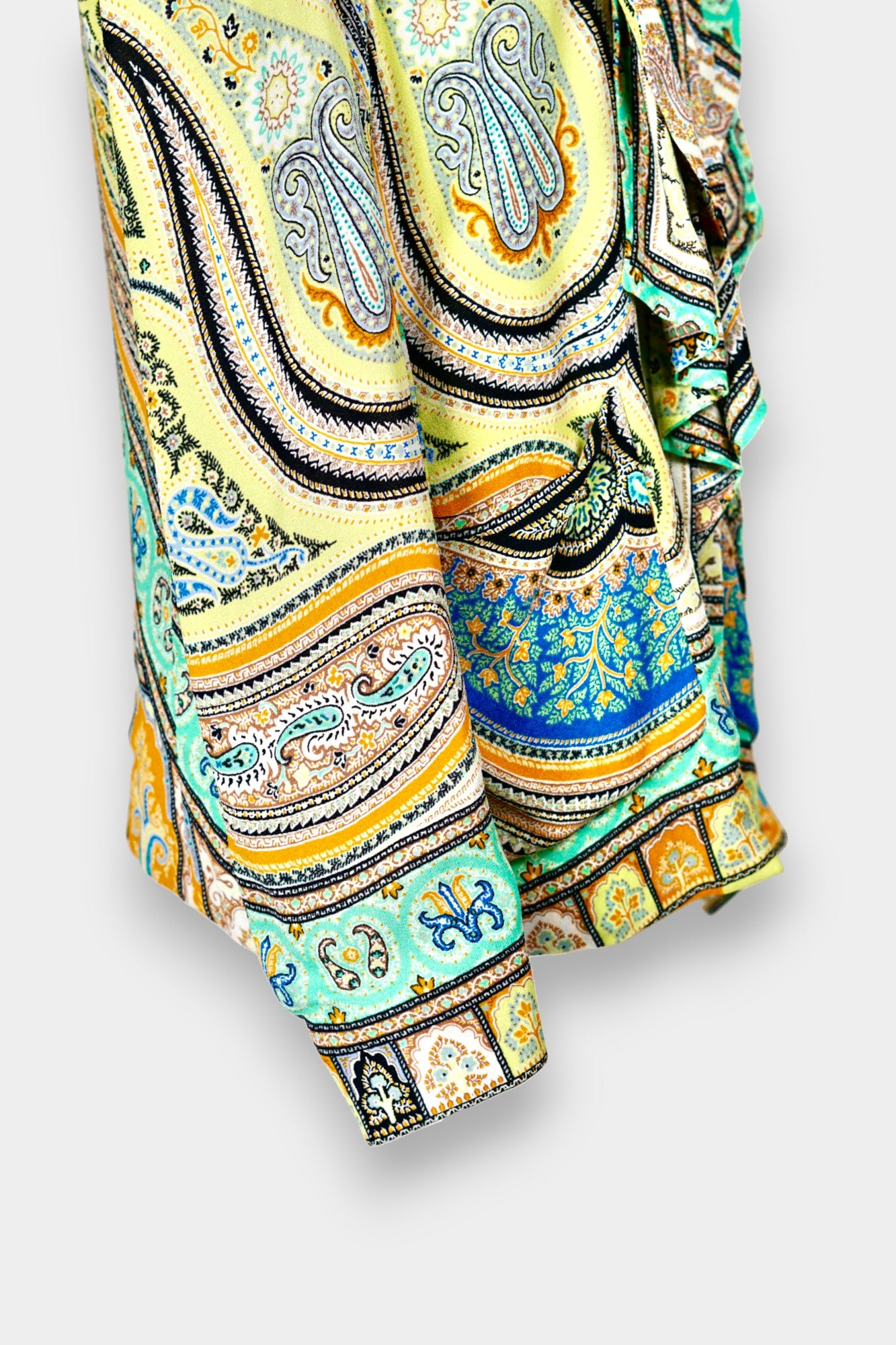 Made in Italy Mulberry Silk Blazer | Bohemian Paisley