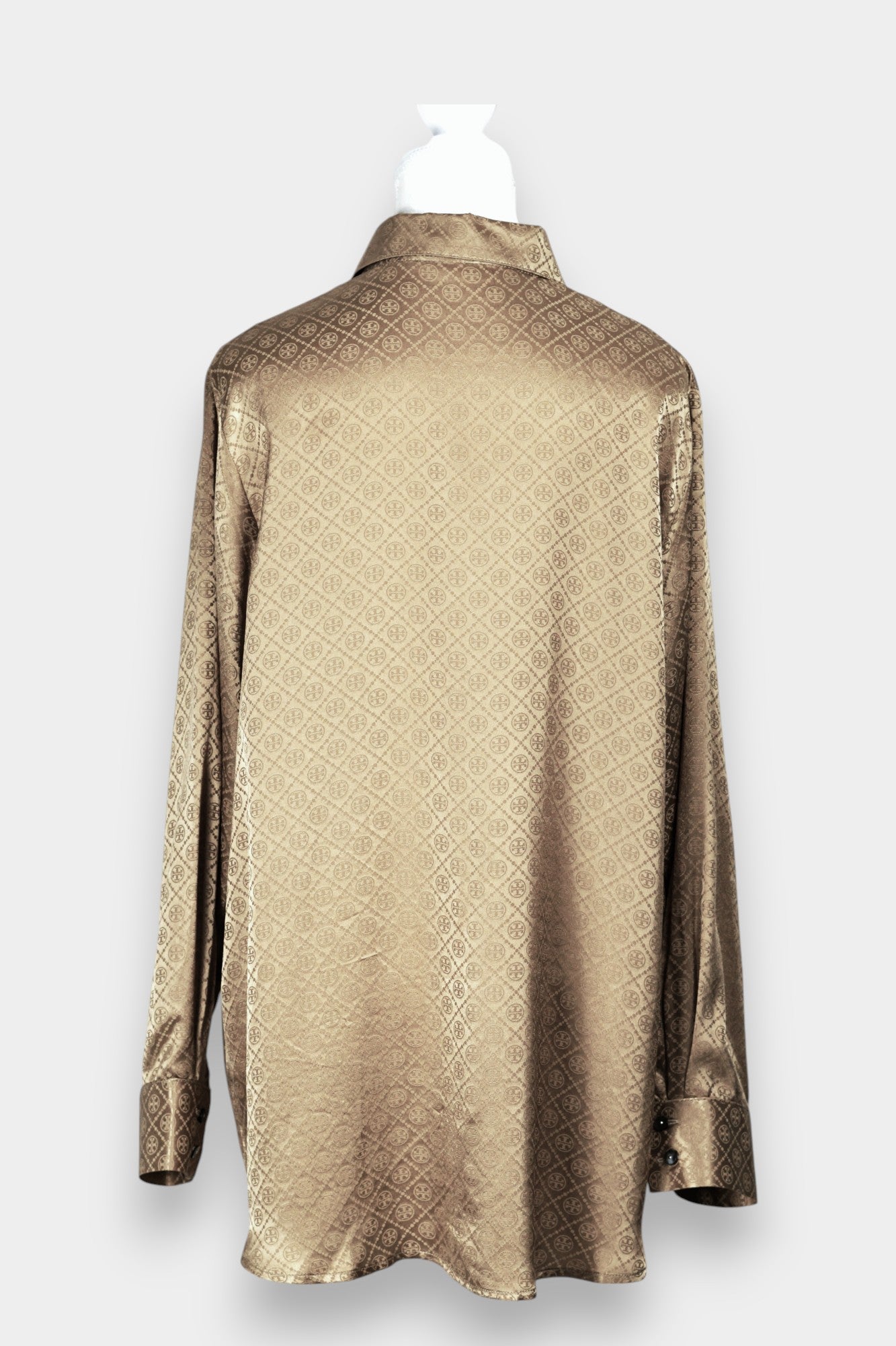 Handcrafted Gold Song Dynasty Brocade Silk Shirt