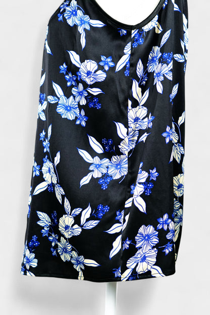 Handmade Floral Camisole Top | Blue & White