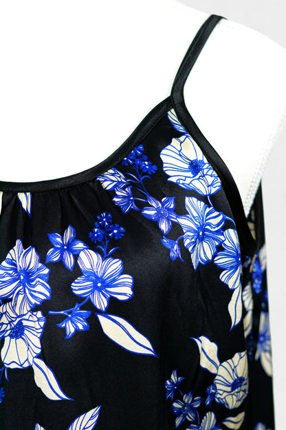 Handmade Floral Camisole Top | Blue & White