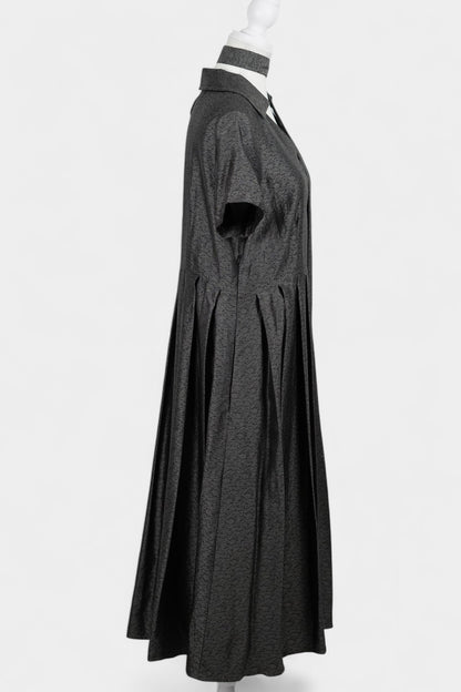 Handcrafted Dark Grey Dress | Elegant & Classic